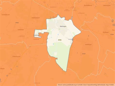 Postcode area 29336 Nienhagen 